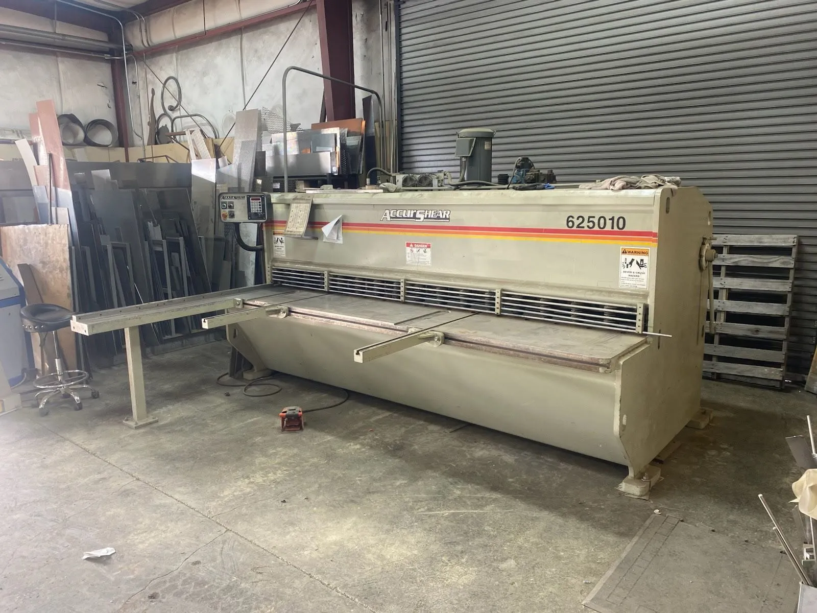 Used 2001 ACCURSHEAR 625010 Power Squaring Shears (Inch) Oregon US | Fahey Machinery Co., Inc. #1413380