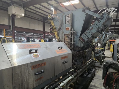 12" Single Screw Crown/CDL Dump Extruder, Model RPU2E400, 10:1 L/D Ratio