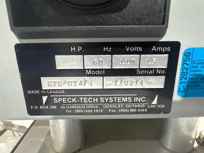 Used 2014 SPECK TECH STS UT4-3 Cappers Quill - Automatic Inline Ontario CA | The Equipment Kings #1174913