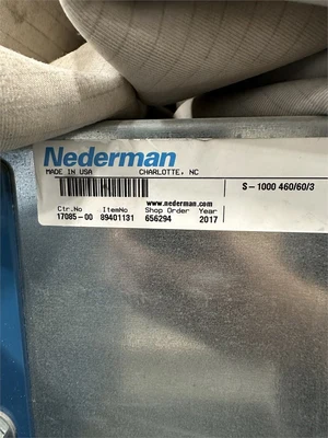 Used 2017 NEDERMAN S-1000 Dust Collectors California US | MachineryMax #1460031