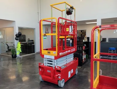 New | in-Stock 2026 MEC MICRO 19-XD ELECTRIC SCISSOR LIFT Scissor Lifters Alberta CA | Adcock Equipment #1417610