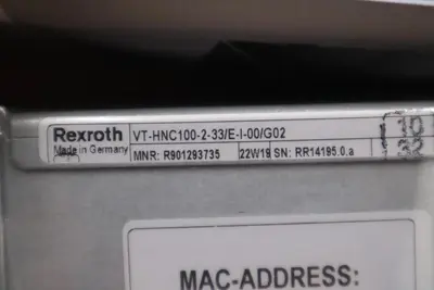 Bosch Rexroth R901293735 VT-HNC100-2-33/E-I-00/G02 Controller NEW STOCK G156A
