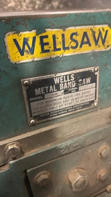 WELLSAW 58B Horizontal Band Saws | Global Machine Brokers, LLC (6)