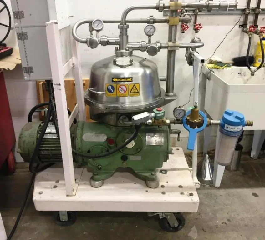Westfalia SB 7-01-576 separator, 316SS.