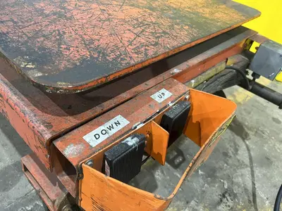 3,000 LB PRESTO MODEL #XL24-40-MOD HYDRAULIC POWER SCISSOR LIFT TABLE 110V: STOCK #20214