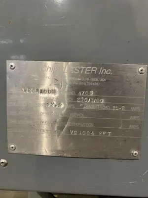 CHIP BLASTER VEGA1000 HIGH PRESSURE COOLANT SYSTEM. STOCK # 1271523.