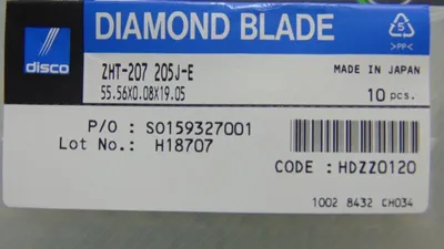 Lot of 10 Disco Diamond Blade ZHT-207 205J-E Dicing Blades New NIB