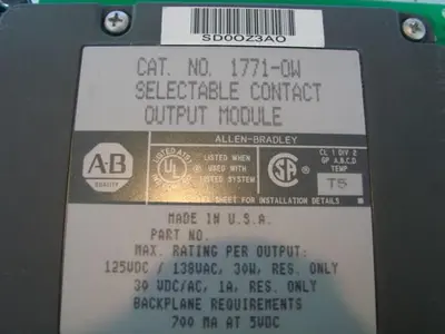USED ALLEN BRADLEY 1771-OW