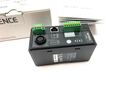 USED KEYENCE ETHERNET COMMUNICATION CONNECTION UNIT 11-POINT DISPLAY 24VDC