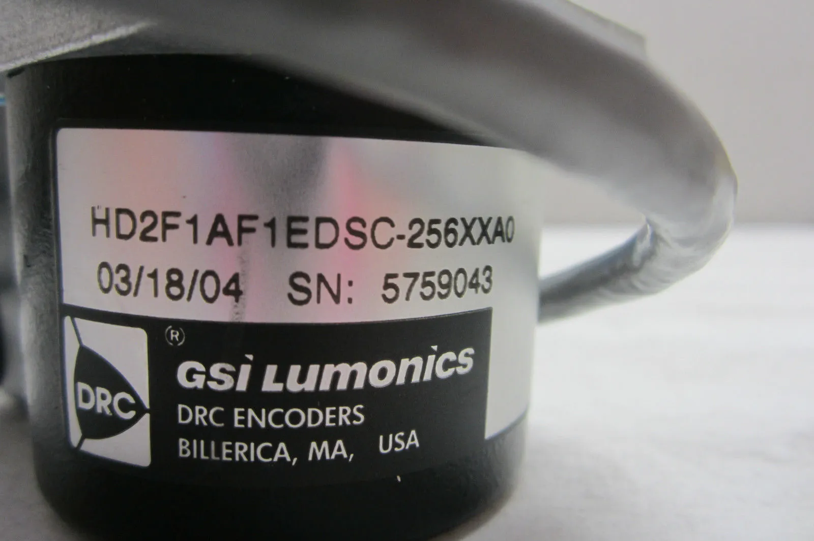 NEW DRC HD2F1AF1EDSC-256XXA0 ENCODER GSI LUMONICS