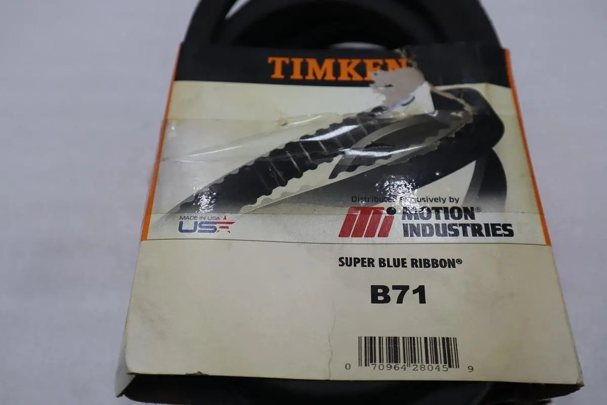 LOT OF THREE Timken B71 Super Blue Ribbon V-Belt, 74.3" Outside Length STK 2011
