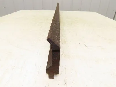 Press Brake Gooseneck Punch Die 45-1/4" Long 90° V 1/4" Finger 3-3/4" H