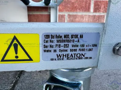 USED WHEATON WSBMR5010-A ROLLER APPARATUS BOTTOM DRIVE MODULAR SPACING 110V