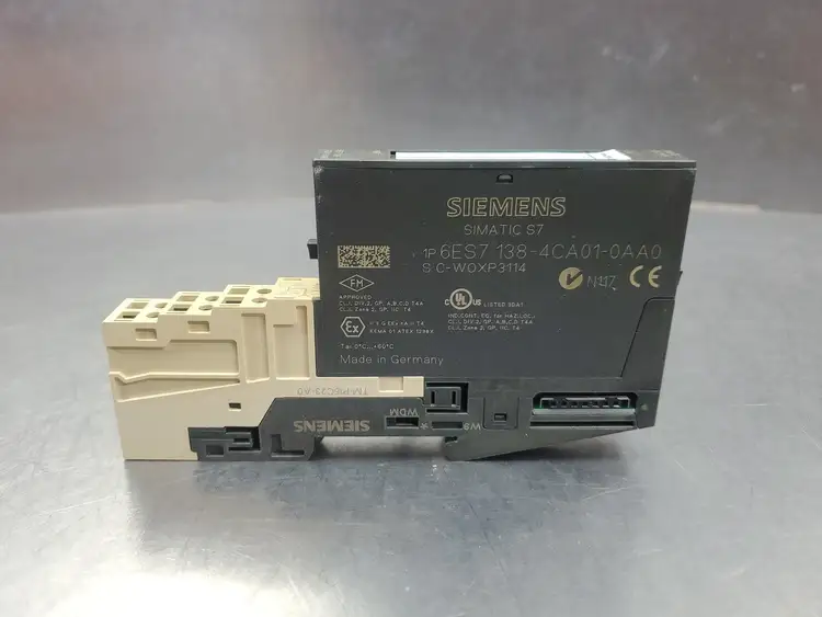 Used Siemens 6ES7138-4CA01-0AA0 PM-E Module w/TM-P15C23-A0 Base PLC Power Supplies South Carolina US | Palmetto Automation #1160746