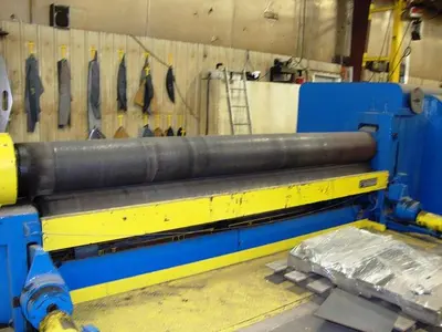 1975 Bertsch 3 Roll Initial Pinch Roll, 5/8" X 144" Capacity, 14" Roll Diameter, 20 hp