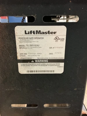 Used LIFT MASTER _UNKNOWN_ Miscellaneous Equipment (Electrical & Power) Ohio US | Equipment Recovery Corp. #1331476