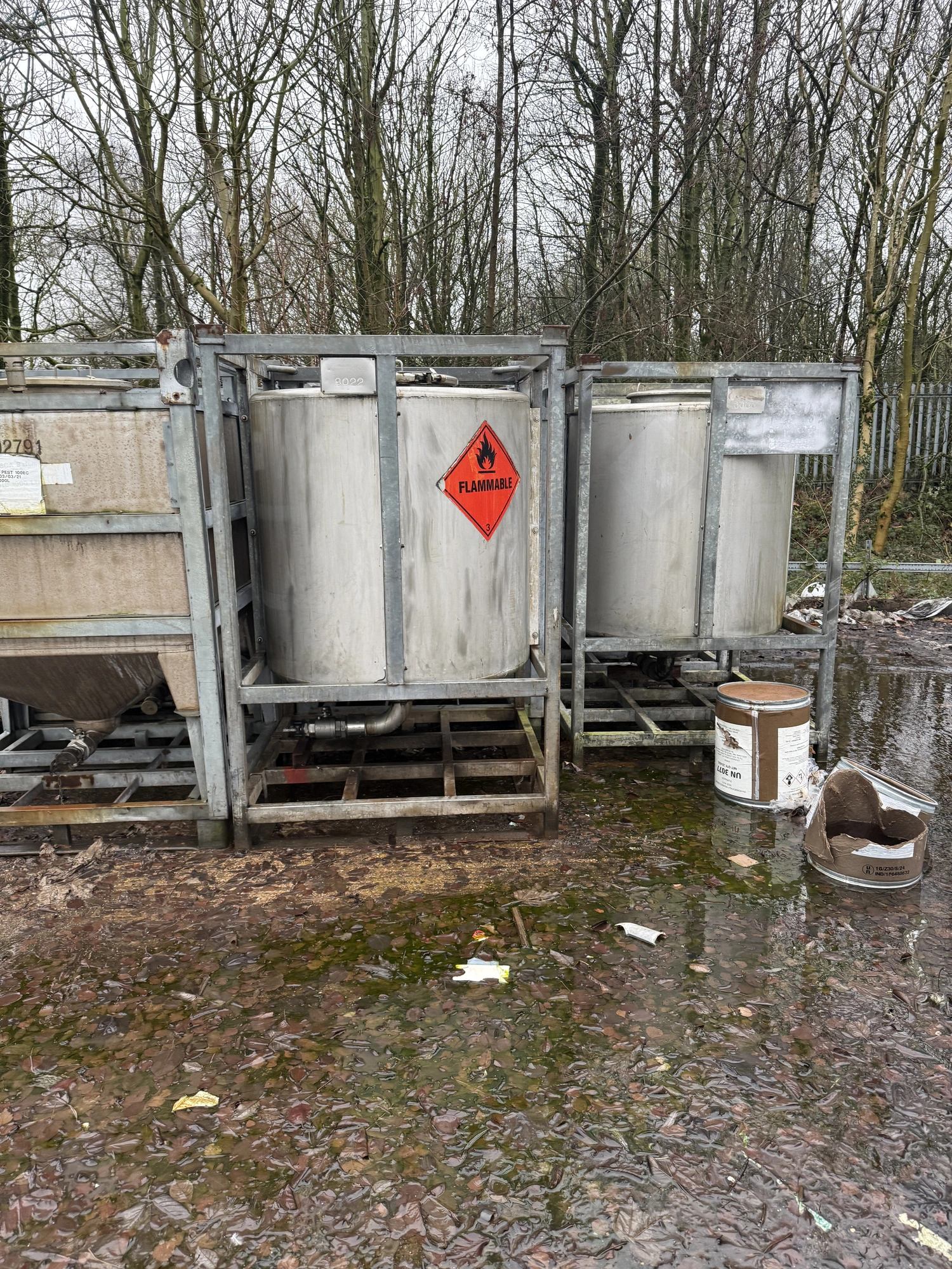 1000L S/S Canwel IBC Containers