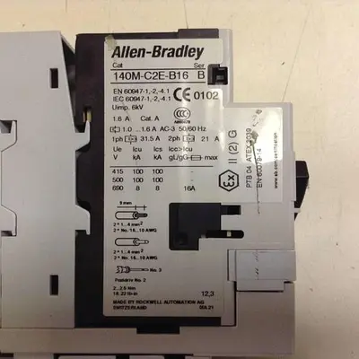 USED ALLEN BRADLEY 190S-ANDJ2-CB16C SER B