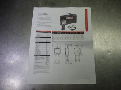 Starrett 200 lbf  Â±0.1% Load Cell Capacity Digital Force Gage DFC-200 (LOC1088B)