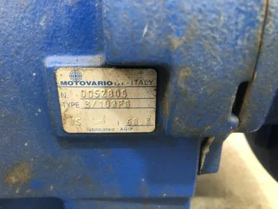 MOTOVARIO 0052805 Right Angle Worm Gear Speed Reducer 68.6:1