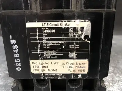 Used ITE E43B070 Switchgears British Columbia CA | Lenmark #244046