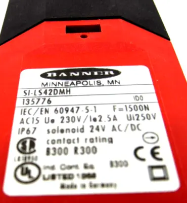 NEW BANNER SI-LS42DMH SAFETY INTERLOCK BODY SILS42DMH