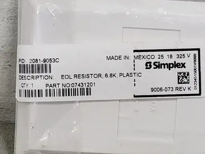 NEW SIMPLEX 2081-9053C