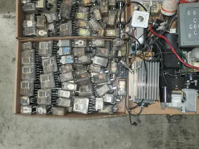 5 PALLETS OF ASSORTED ELECTRICAL AND COMPONENTS