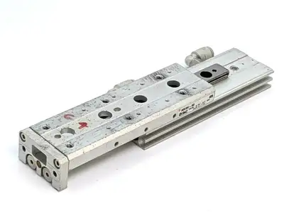 Used SMC Dual Rod Air Slide Table 6mm Bore, 50mm Stroke Pneumatic Cylinders Michigan US | Maverick Industrial Sales #1393574