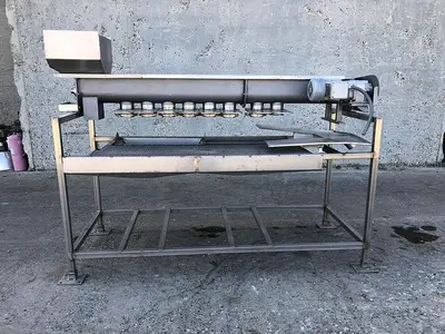 Filler, Auger, 8-Head, S/St, Manual Slide Gate, 1 HP #S743786