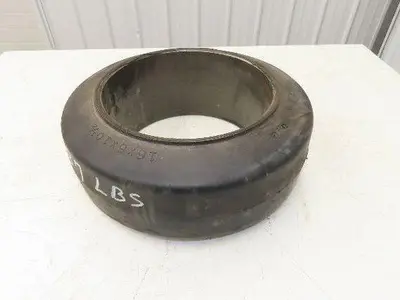 Super Solid 16x6x10.5 Forklift Tire Smooth Solid Press-on Black