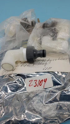 LOT OF 4 TAPER 3/4" FITTINGS WITH 90 DEGREE ELBOW