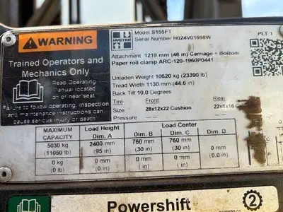 Used 2022 HYSTER S155FT Misc Forklifts Illinois US | Somerset Equipment Sales #1542801