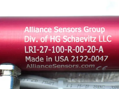 New | in-Stock ALLIANCE SENSORS GROUP LRI27100R0020A Sensors Ohio US | HGR 24 #901165