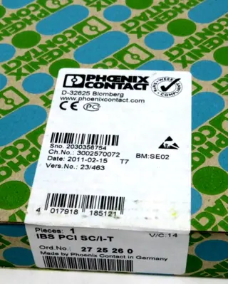 NEW PHOENIX CONTACT 27 25 26 0 TERMINATION BOARD IBS PCI SC/I-T 2725260