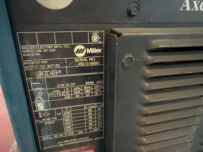 Used MILLER AXCESS 450 Welding Machinery (Other) Ohio US | HGR 24 #1278977