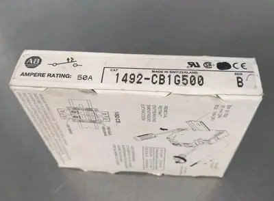 Allen-Bradley 1492-CB1-G500 SerB 50A Circuit Breaker Loc4D8