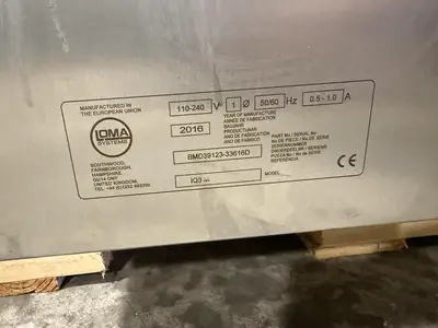 FOOD PROCESS AUTOMATION 48IN WIDE BELT INCLINE CONVEYOR WITH LOMA METAL DETECTOR
