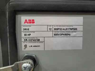 USED ABB ACS800-U1-0060-7