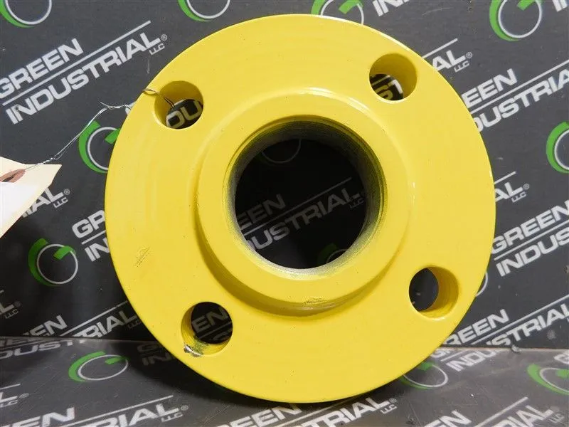 Unbranded 32503185 Threaded Yellow Safety Lap Joint Flange 2" 150 Class Used