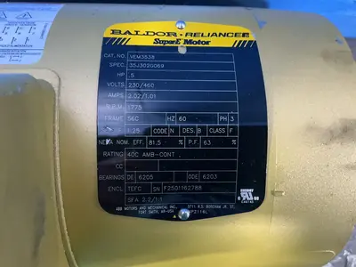 Used BALDOR VEM3538 A.C. Motors Ohio US | HGR 24 #1453772