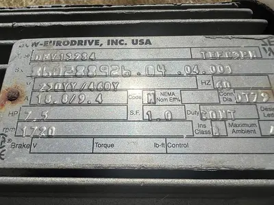Tank, 2,250 Gallon, Stainless Steel, Agitation, Mueller #S745055