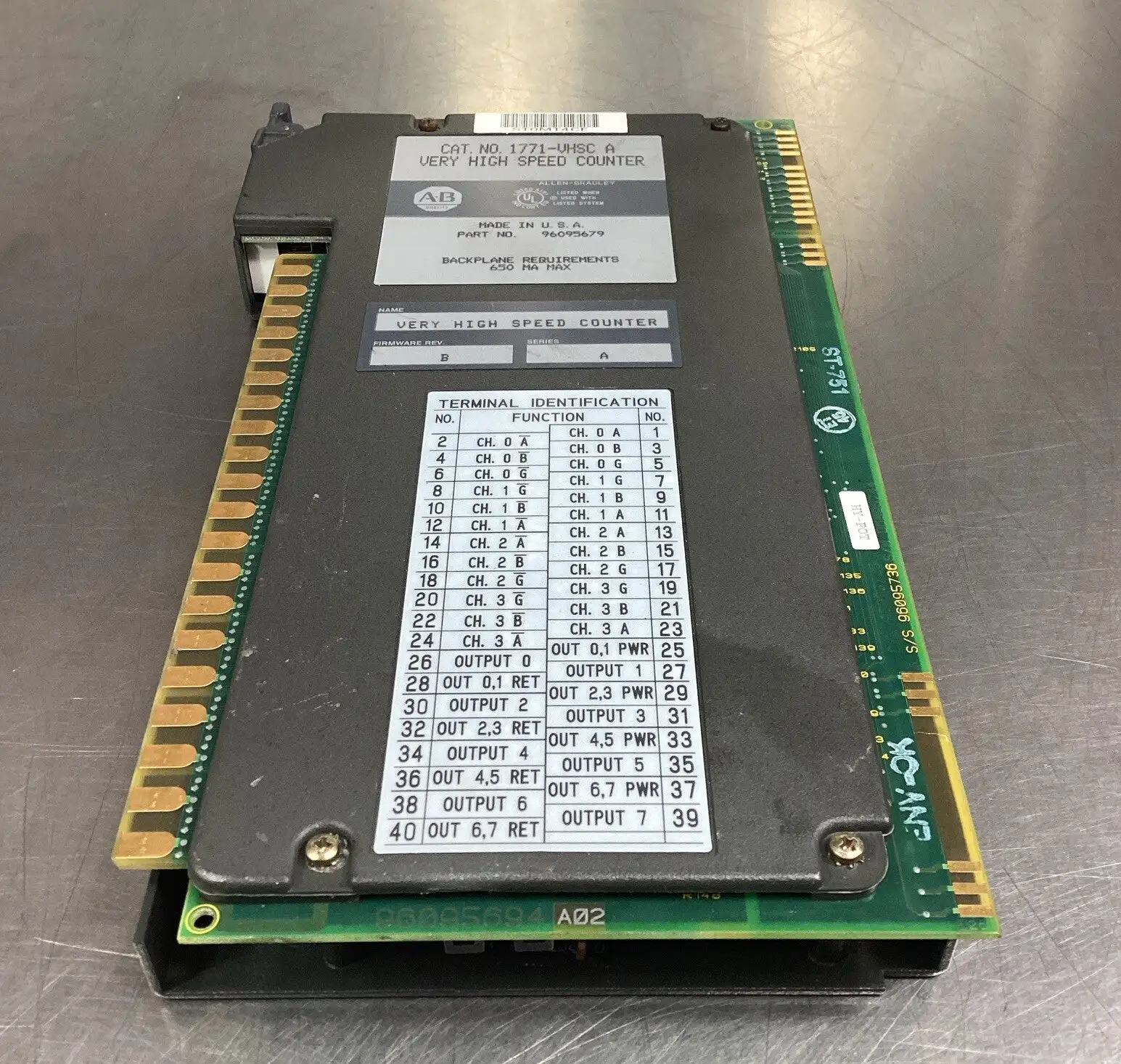 USED Allen-Bradley 1771-VHSC