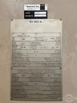 USED 2004 BYSTRONIC BEYELER PR250-IPC