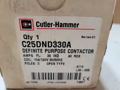 Used CUTLER-HAMMER C25DND330A Misc Electrical & Power Parts British Columbia CA | Lenmark #1743766