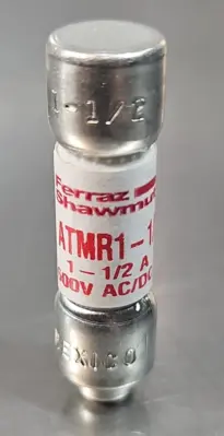 Ferraz Shawmut ATMR1-1/2 Current Limiting, 1.5A, 600A Box W/ 5 Loc4E45