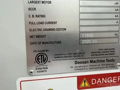 Used 2020 DOOSAN NHP-5000 Horizontal Machining Centers Arizona US | KD Machinery #1418975