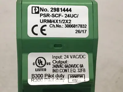USED PHOENIX CONTACT PSR-SCF-24UC/URM/4X1/2X2