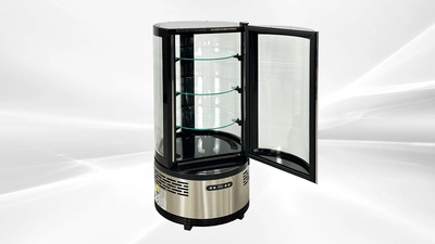 171-0265 Curved Glass Self Contained Bakery Case Cooler