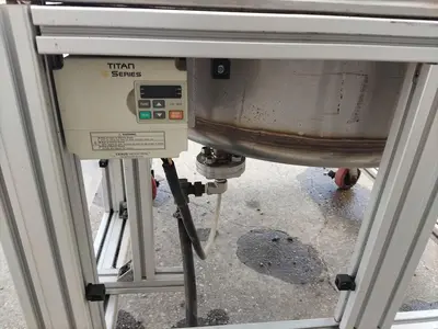 Tank, 100 Gallon, Precision Stainless, Jacketed, Agitated, Stainless Steel, #5991465